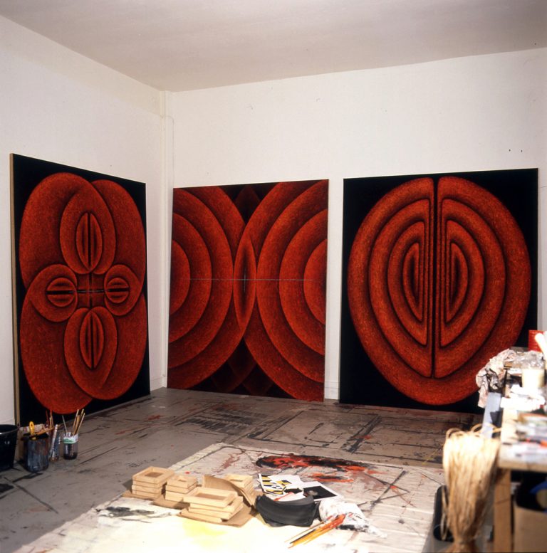 Icons and Emblems (at studio), Marion Borgelt Archive