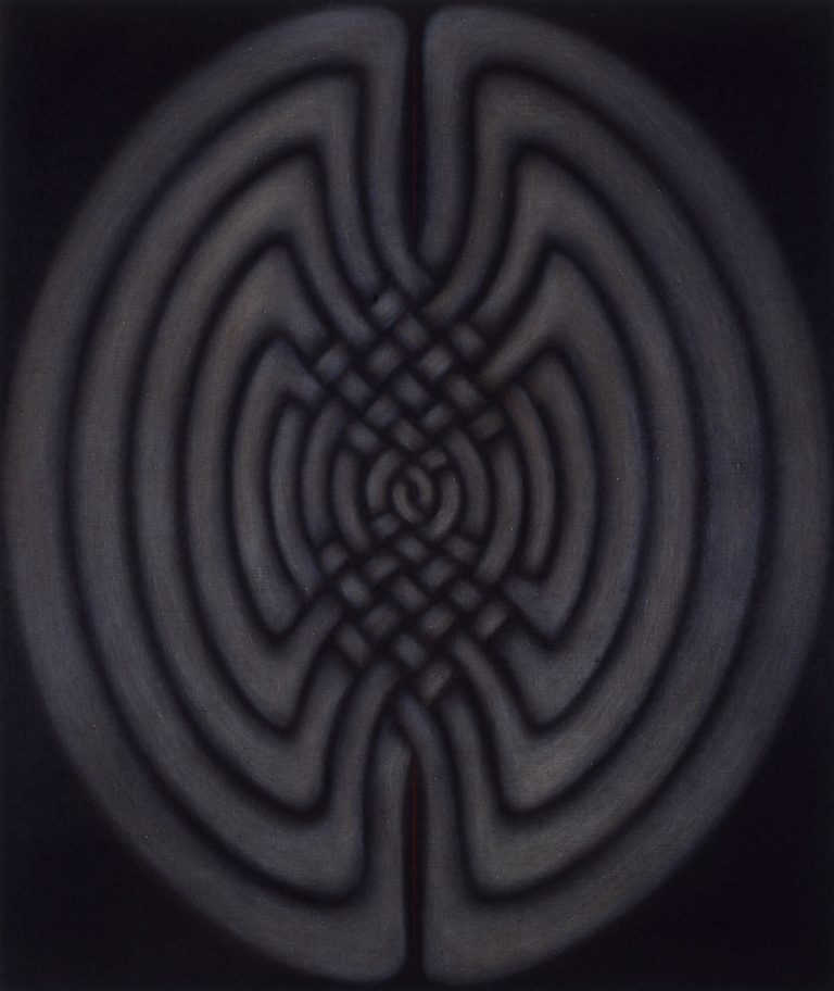 Imbol Painting: Coptic, Celtic, Kubic No. III, Marion Borgelt Archive