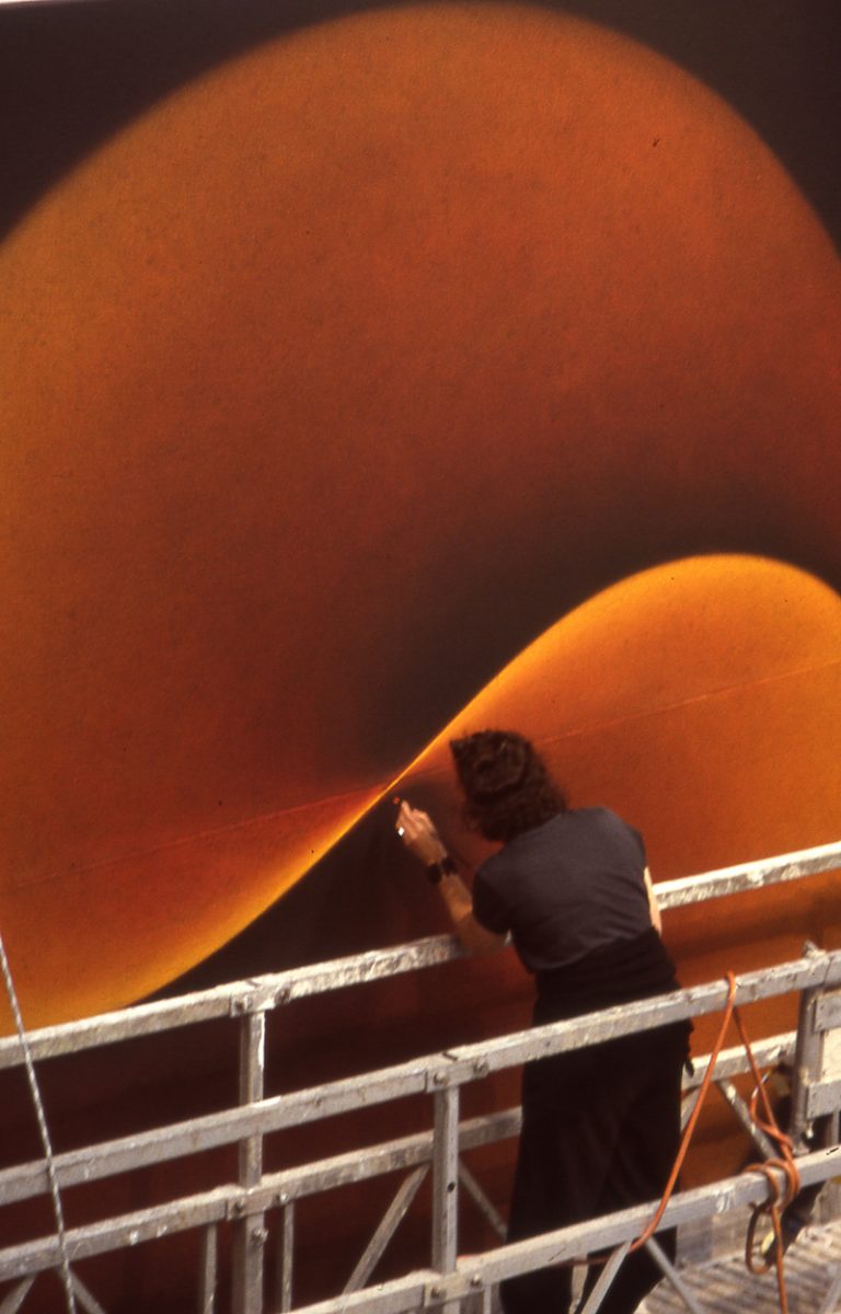 Primordial Alphabet and Rhythm, Sydney, 1998-99 – installation in progress