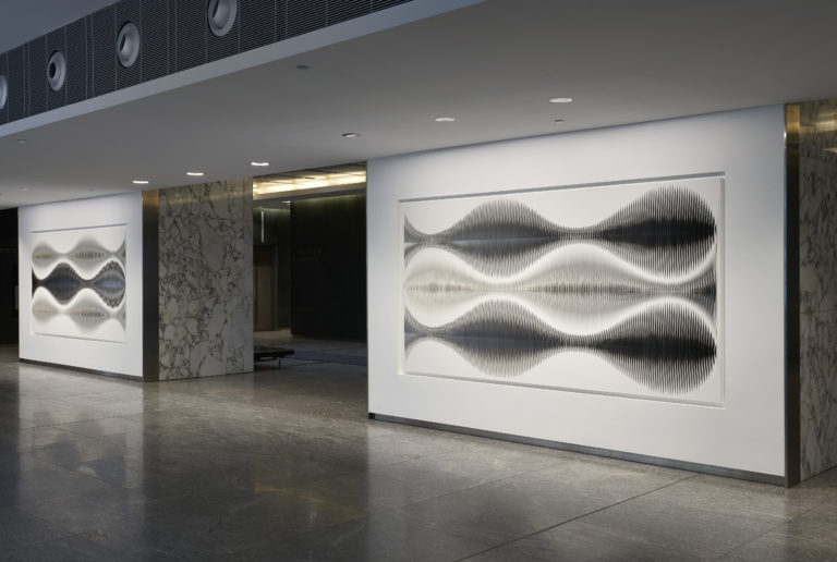 Liquid Light Triptych Nos. 3 & 4: 20 Bond Street, Sydney