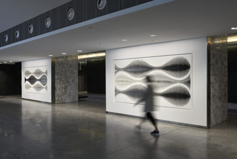 Liquid Light Triptych Nos. 3 & 4: 20 Bond Street, Sydney