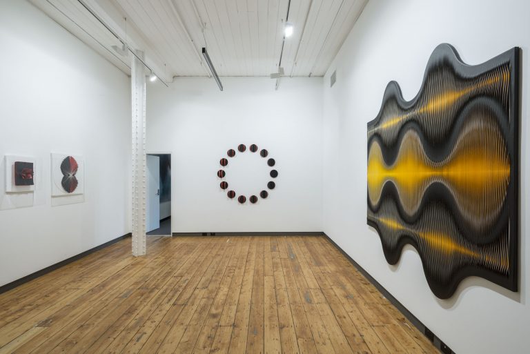 in situ at Karen Woodbury Gallery, Full Circle Red exhibition 2014
