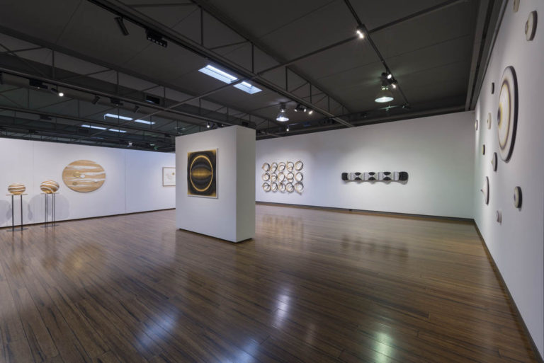 in situ at Karen Woodbury Fine Art, Our Turning World exhibition 2016
