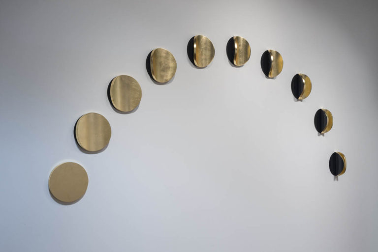 in situ at Karen Woodbury Fine Art, Our Turning World exhibition 2016