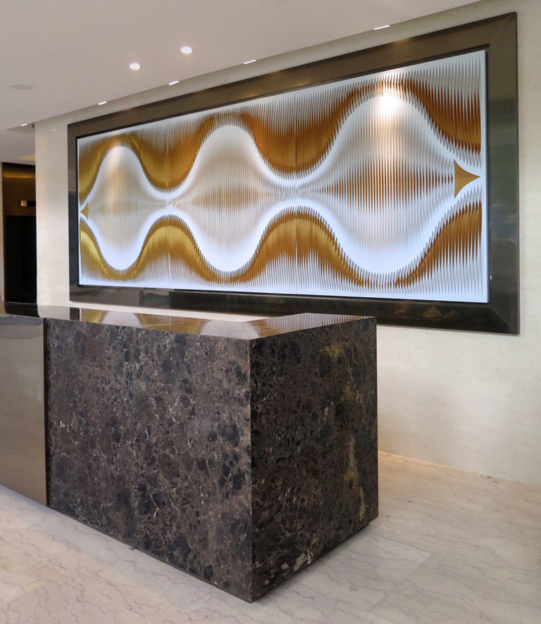Installation Shangri-La Hotel, Yangon, Myanmar