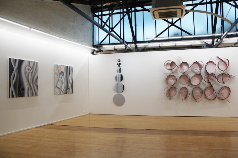 in situ at Dominik Mersch Gallery, Moon’s Ghost exhibition 2017