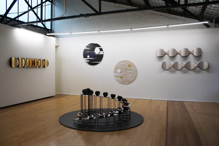 in situ at Dominik Mersch Gallery, Moon’s Ghost exhibition 2017