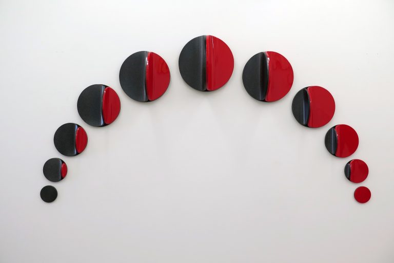 Candescent Moon: Red/Black Sparkly