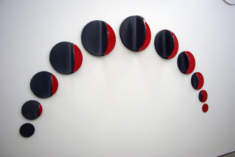 Candescent Moon: Red/Black Sparkly