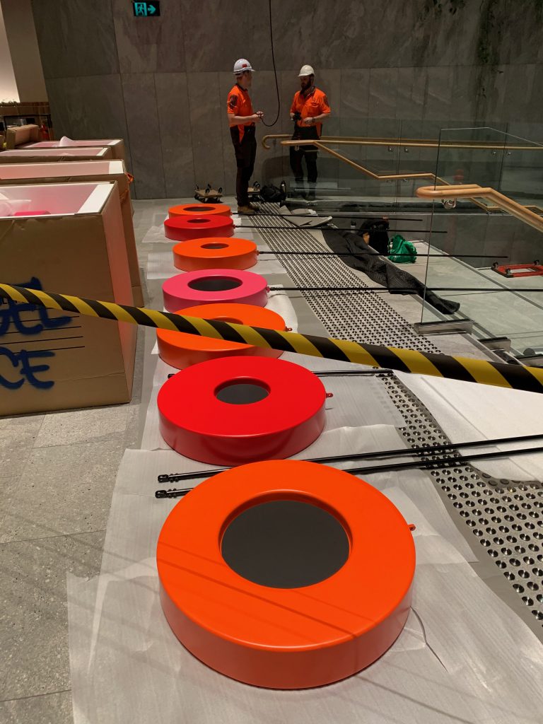 Musical Spheres, Angel Place, 123 Pitt St. Sydney