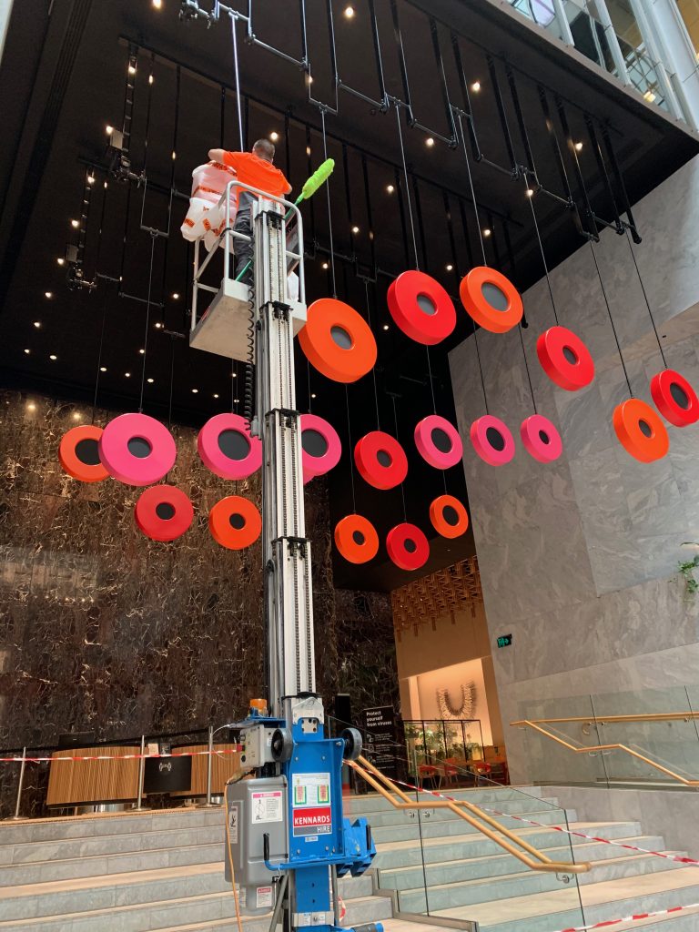 Musical Spheres, Angel Place, 123 Pitt St. Sydney